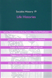 Front cover of Socialist History, 19