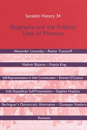 Cover of Socialist History, No 34